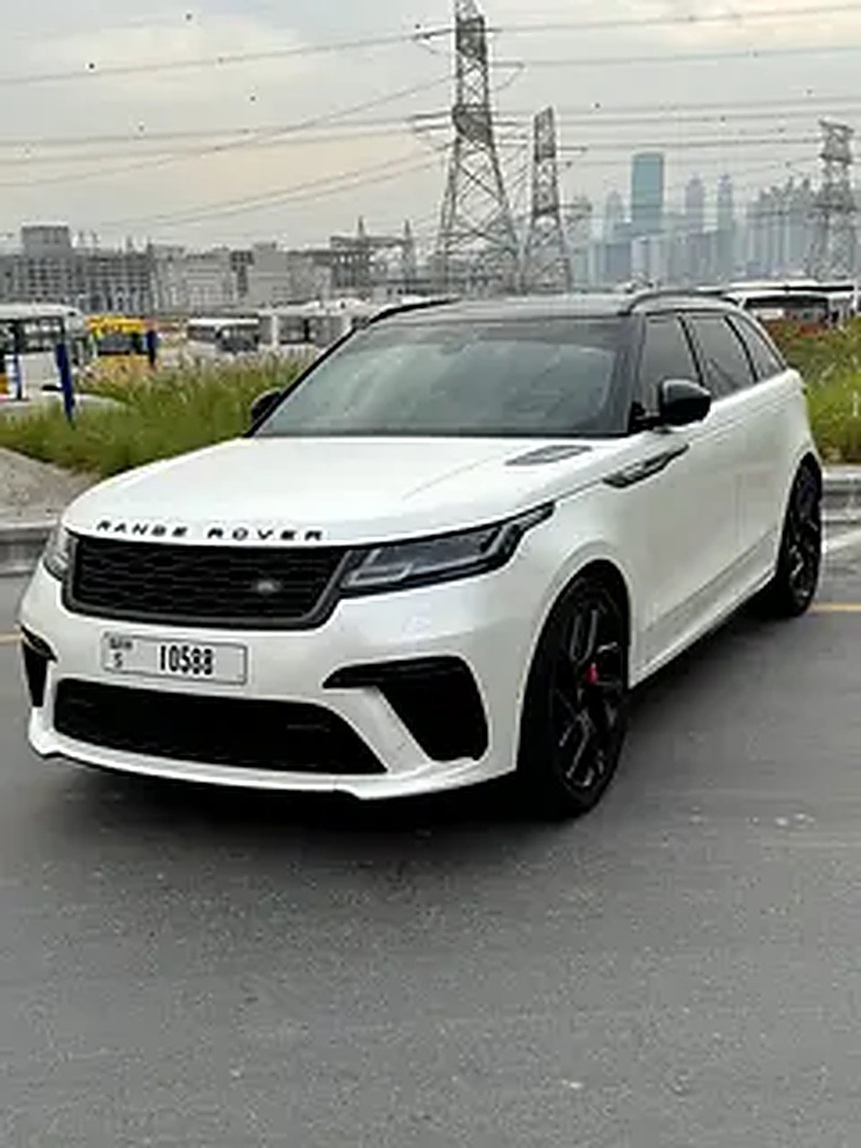 2021 Land Rover Range Rover Velar for Rent in Oud Metha (White) rental in Oud Metha, Dubai