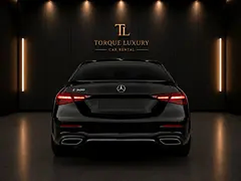 2024 Mercedes-Benz C-Class for Rent in Business Bay (Black) photo 4
