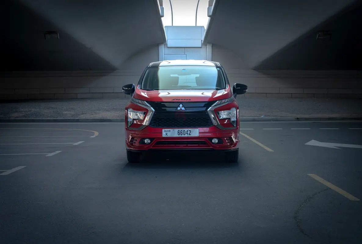 2025 Mitsubishi Xpander for Rent in Jumeirah Lake Towers (JLT) (Red) rental in Jumeirah Lake Towers (JLT), Dubai