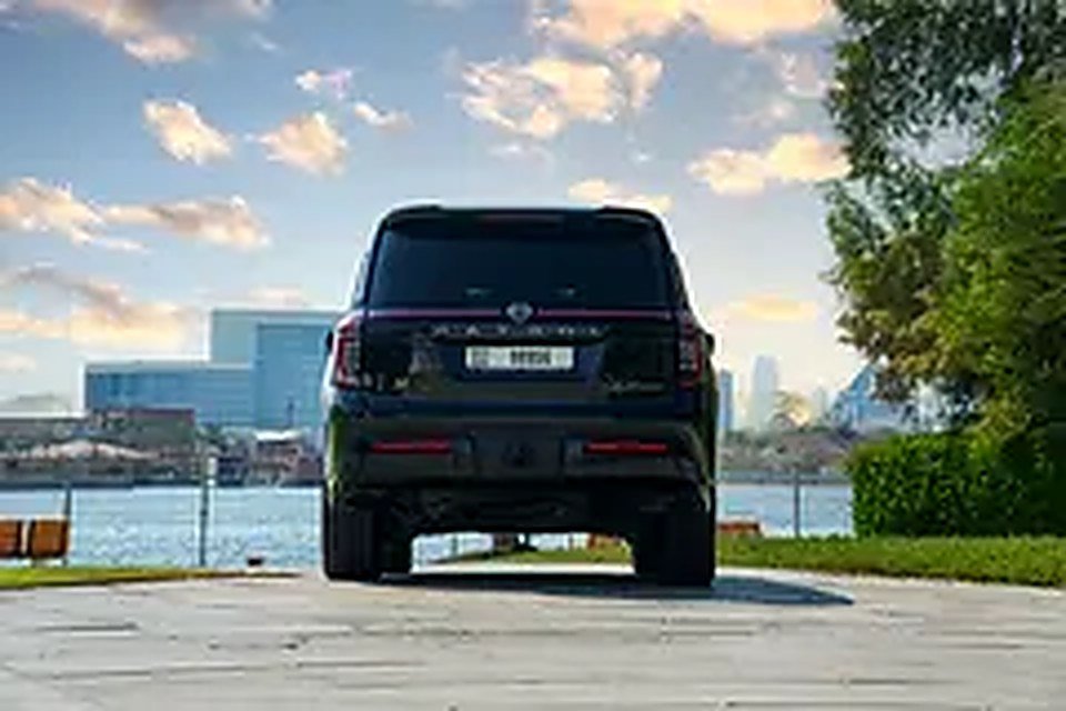 2025 Nissan Patrol for Rent in Al Garhoud (Black) photo 5