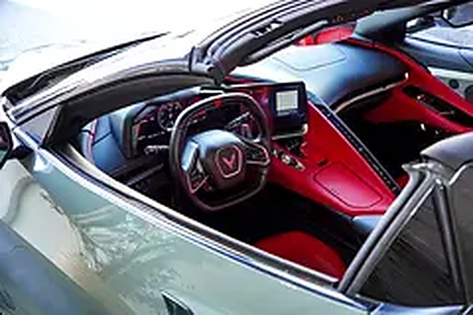 2024 Chevrolet Corvette for Rent in Al Garhoud (Green) photo 3