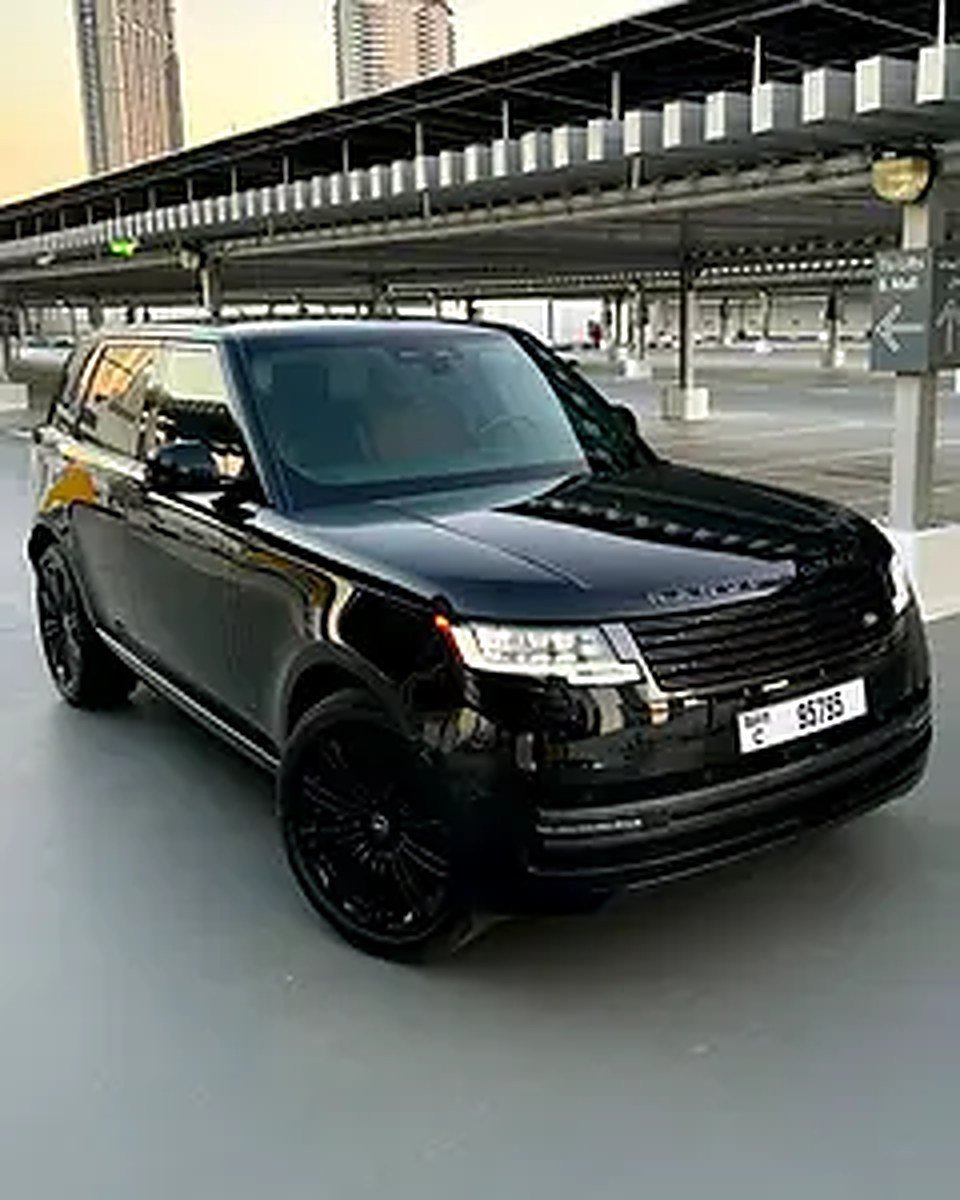 2025 Land Rover Range Rover for Rent in Business Bay (Black) rental in Business Bay, Dubai