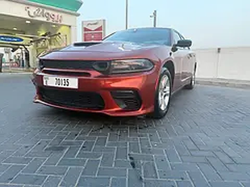2023 Dodge Charger for Rent in Al Quoz 4 (Orange) photo 3