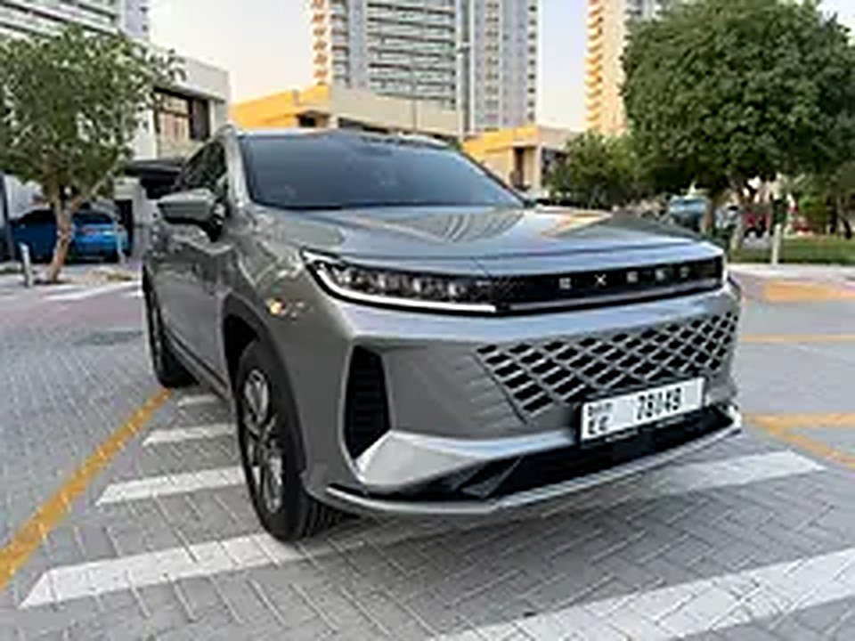 2026 Exeed LX for Rent in Al Quoz 4 (Grey) rental in Al Quoz 4, Dubai