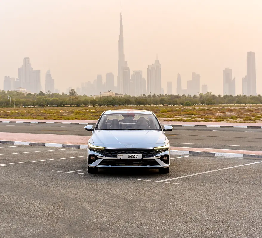 2024 Hyundai Elantra for Rent in Al Garhoud photo 2