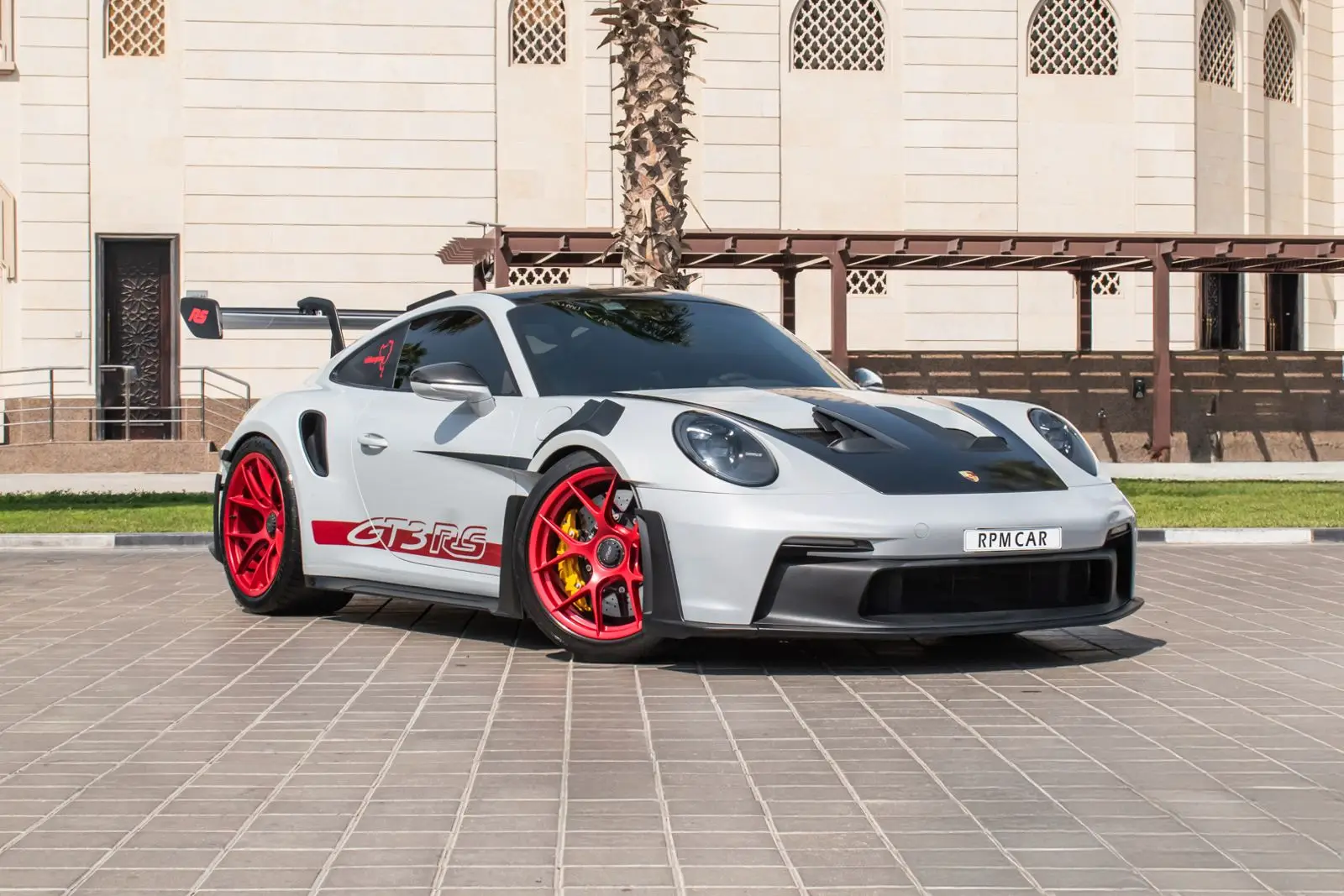 2023 Porsche 911 GT3 RS Grey Rental in Dubai rental in Al Quoz 3, Dubai