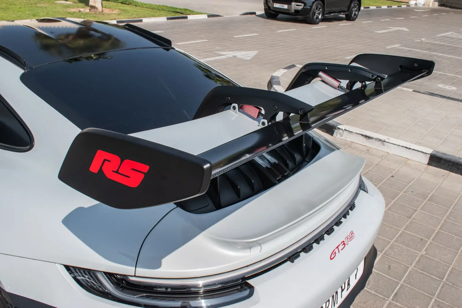 2023 Porsche 911 GT3 RS Grey Rental in Dubai photo 4