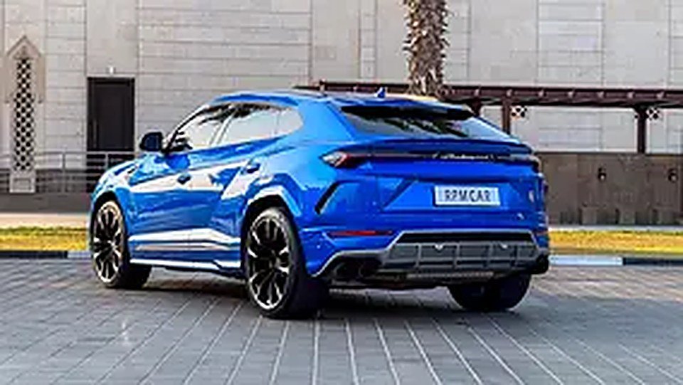2022 Lamborghini Urus for Rent in Al Quoz 3 (Blue) photo 2
