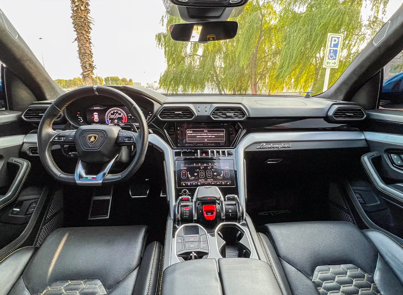 Hire 2022 Lamborghini Urus Blue in Dubai photo 3