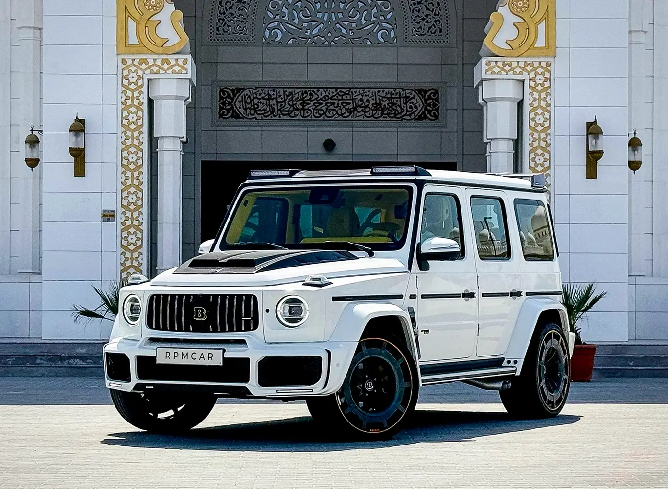 Rent 2022 Mercedes-Benz G63 Brabus 800 White in Dubai rental in Al Quoz 3, Dubai