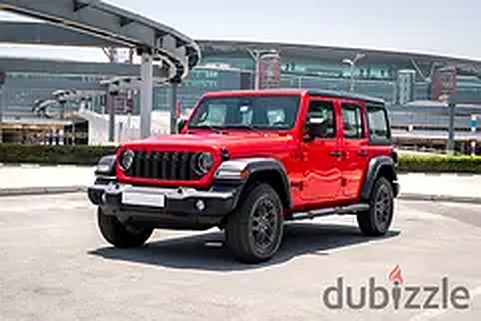 2024 Jeep Wrangler for Rent in Downtown Dubai (Red, 4 Seater) rental in Downtown Dubai, Dubai