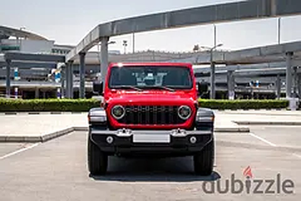 2024 Jeep Wrangler for Rent in Downtown Dubai (Red, 4 Seater) photo 2