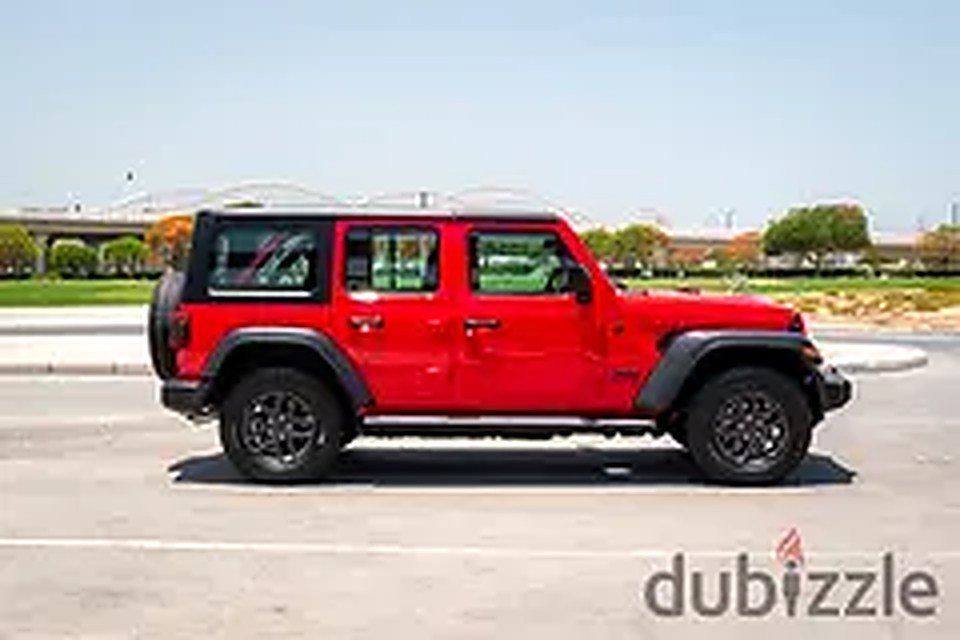 2024 Jeep Wrangler for Rent in Downtown Dubai (Red, 4 Seater) photo 3