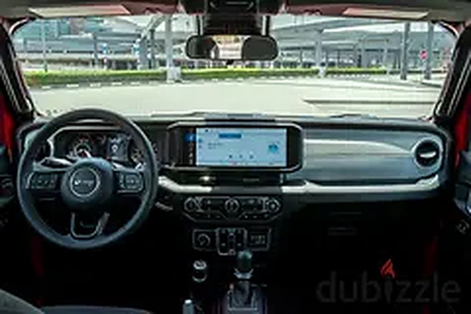 2024 Jeep Wrangler for Rent in Downtown Dubai (Red, 4 Seater) photo 4