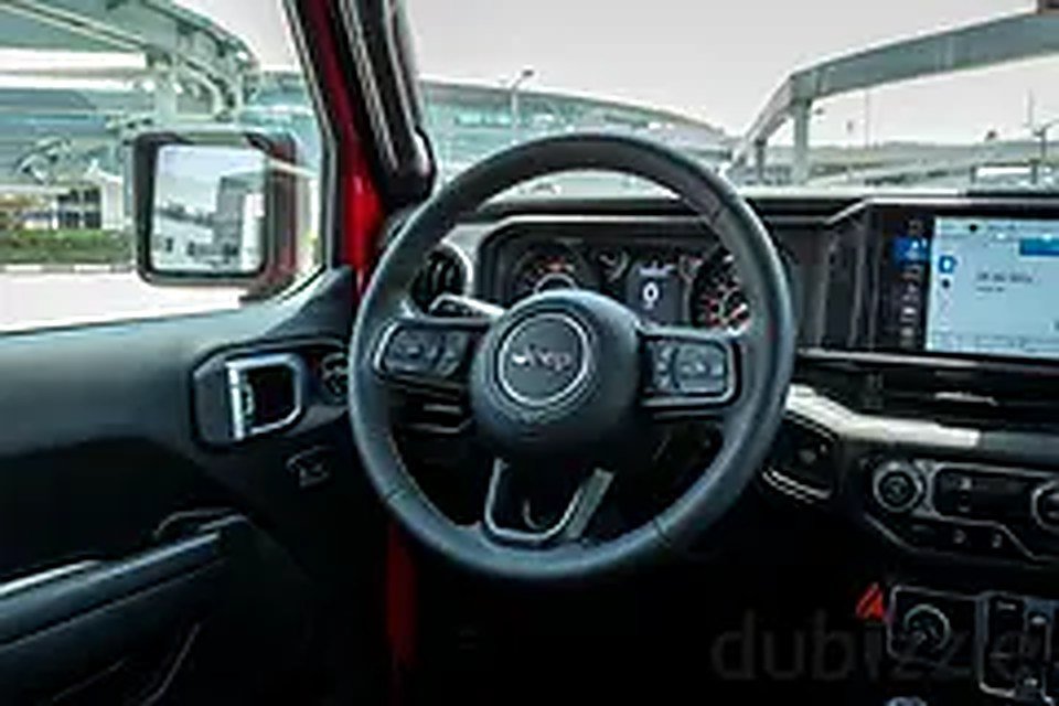 2024 Jeep Wrangler for Rent in Downtown Dubai (Red, 4 Seater) photo 5