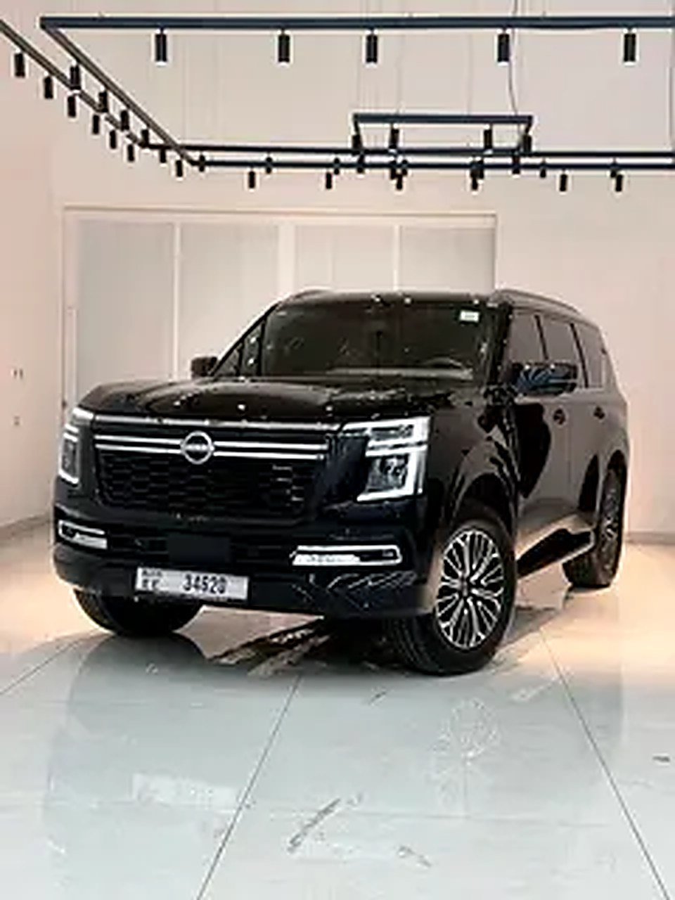 2026 Nissan Patrol for Rent in Port Saeed (Black, Automatic, 7 Seater) rental in Port Saeed, Dubai