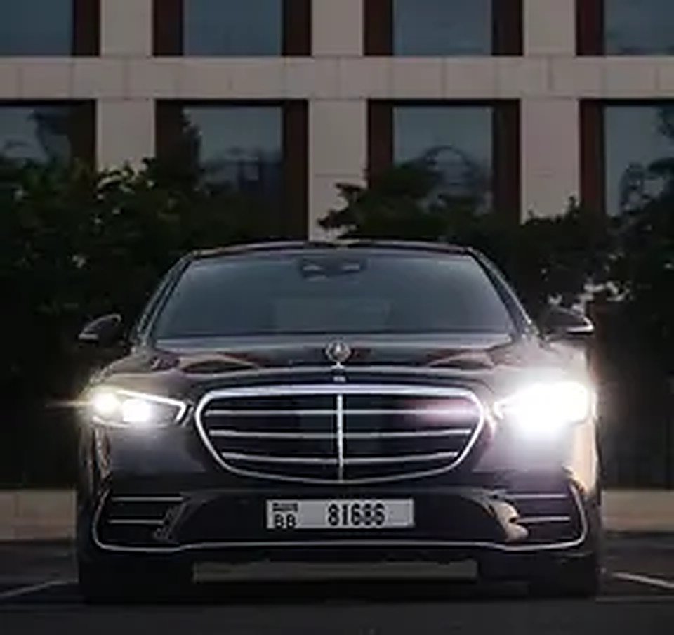 2022 Mercedes-Benz S-Class for Rent in Al Barsha 1 (Black, Automatic, 5 Seater, KLEEMOL) rental in Al Barsha 1, Dubai