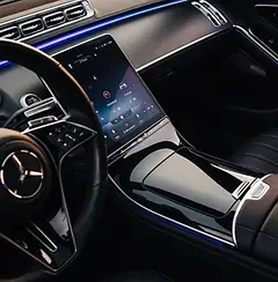 2022 Mercedes-Benz S-Class for Rent in Al Barsha 1 (Black, Automatic, 5 Seater, KLEEMOL) photo 5