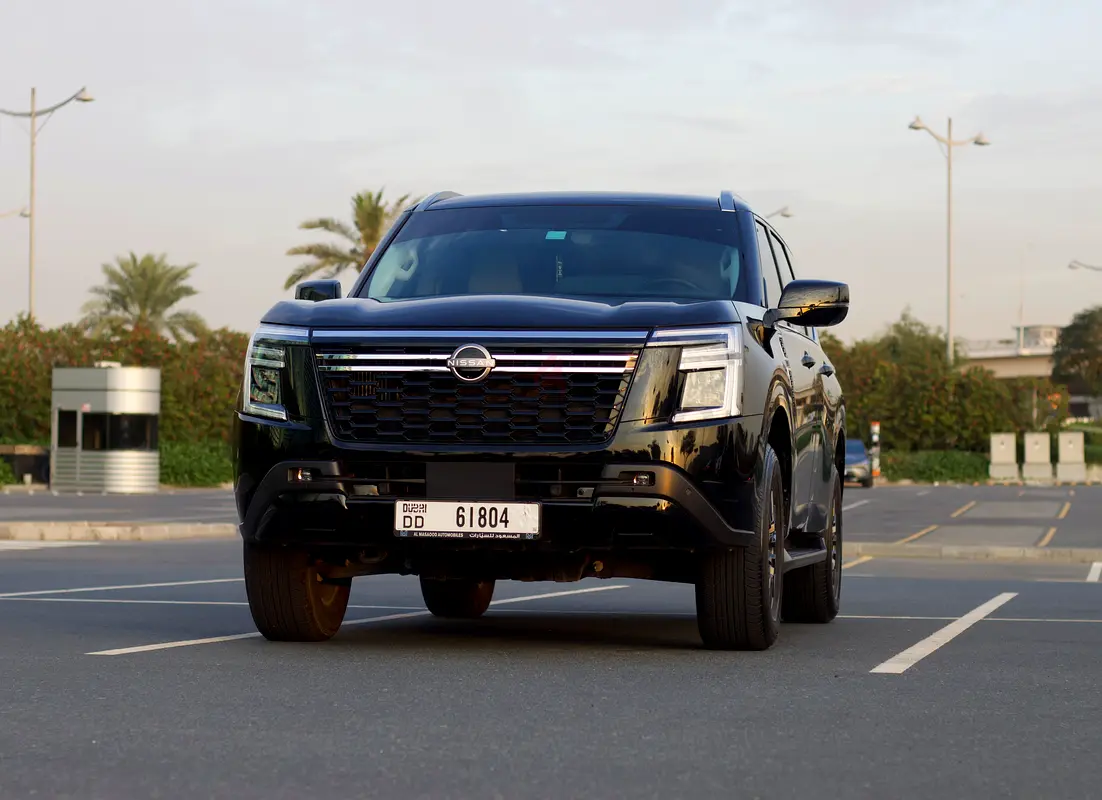 2026 Nissan Patrol for Rent in Port Saeed (Black, Automatic, 8 Seater) rental in Port Saeed, Dubai