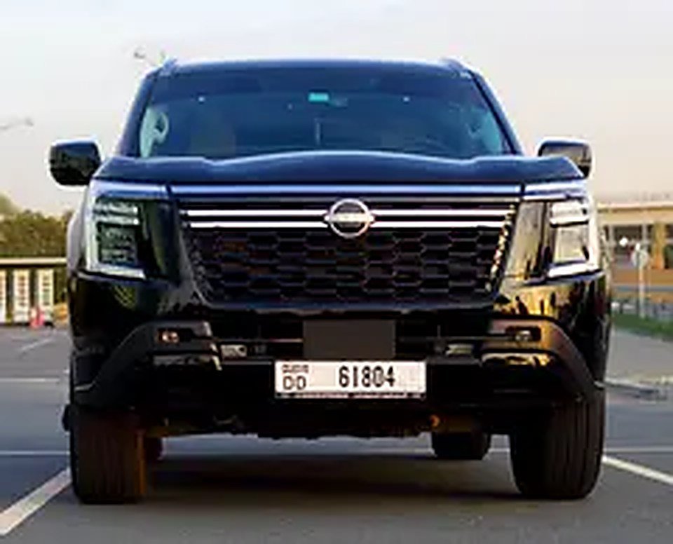 2026 Nissan Patrol for Rent in Port Saeed (Black, Automatic, 8 Seater) photo 2