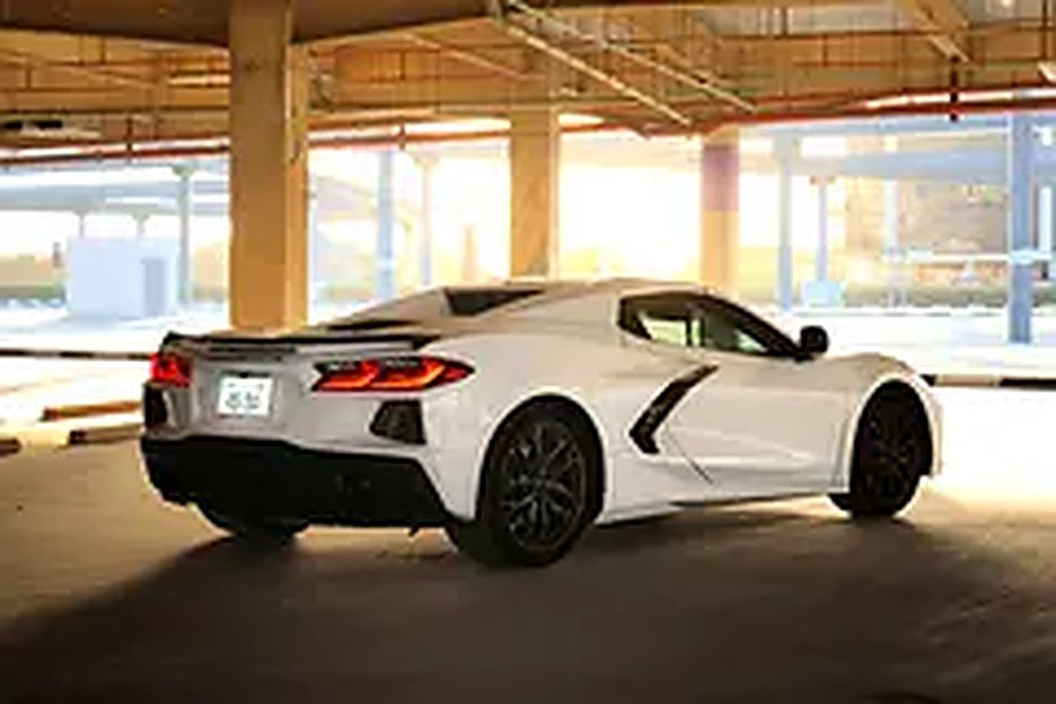 2025 Chevrolet Corvette for Rent in Business Bay (White) photo 3