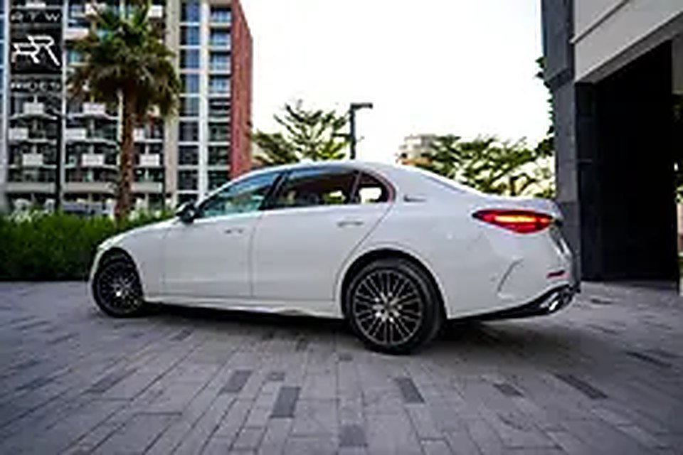 2024 Mercedes-Benz C-Class for Rent in Al Jaddaf (White) photo 2
