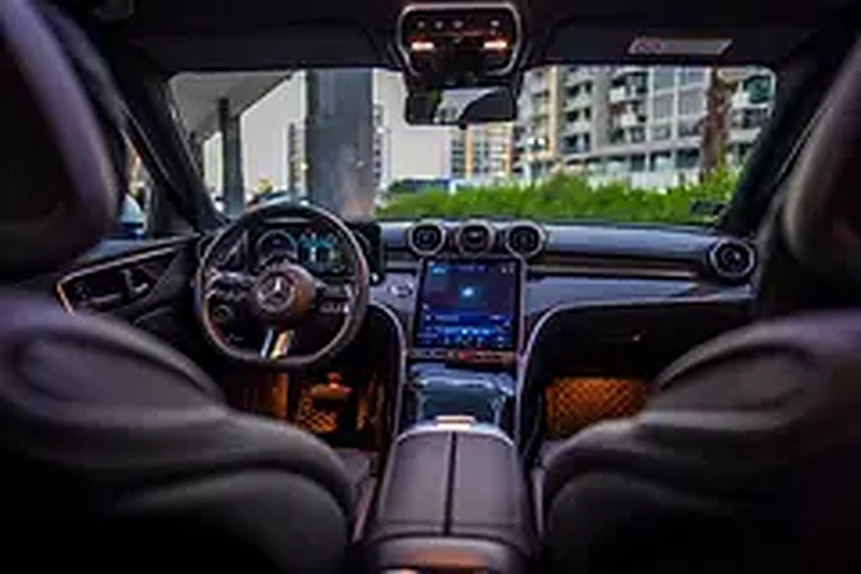2024 Mercedes-Benz C-Class for Rent in Al Jaddaf (White) photo 3