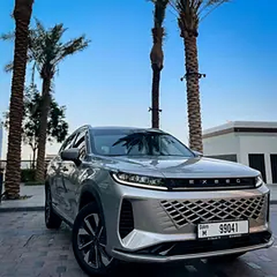 2026 Exeed LX for Rent in Downtown Dubai (Silver) photo 2