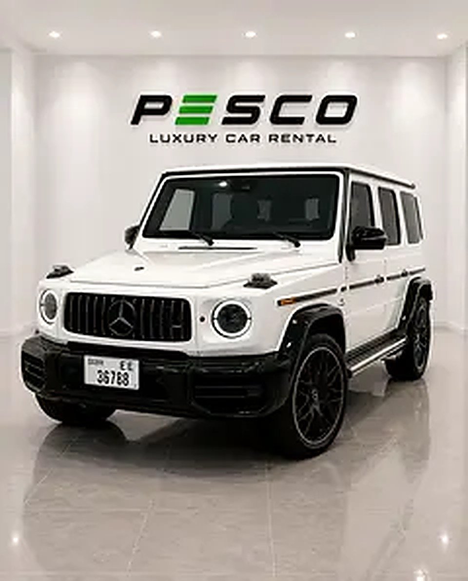 2024 Mercedes-Benz G-Class for Rent in Business Bay (White) photo 2
