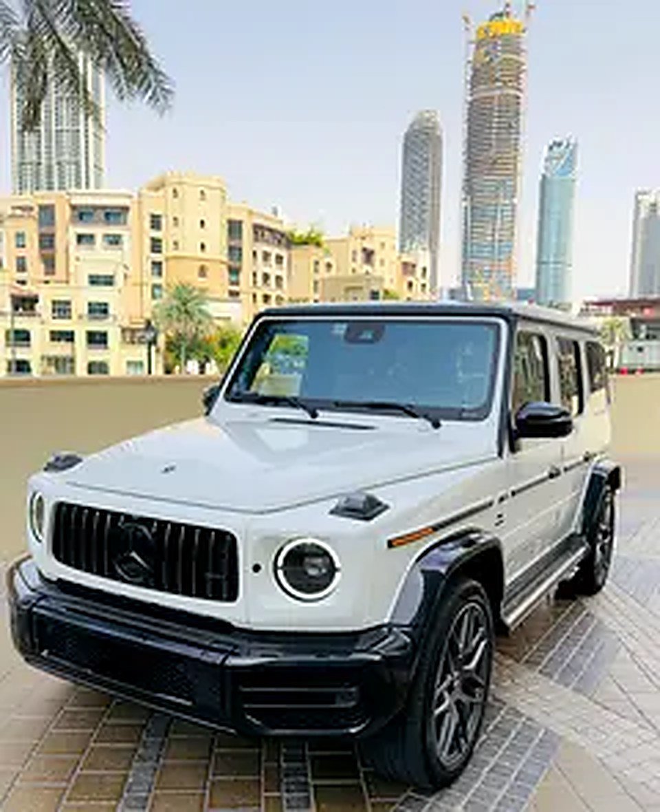2024 Mercedes-Benz G-Class for Rent in Business Bay (White) photo 3