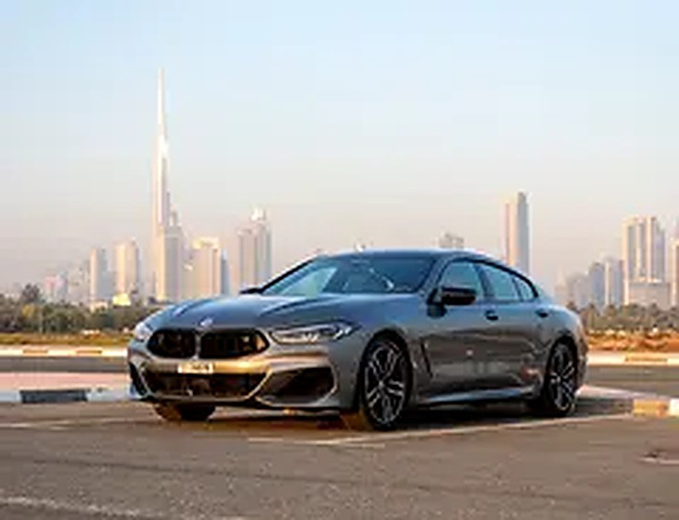 2023 BMW 8-Series for Rent in Dubai Marina (Grey, Automatic, 5 Seater) rental in Dubai Marina, Dubai