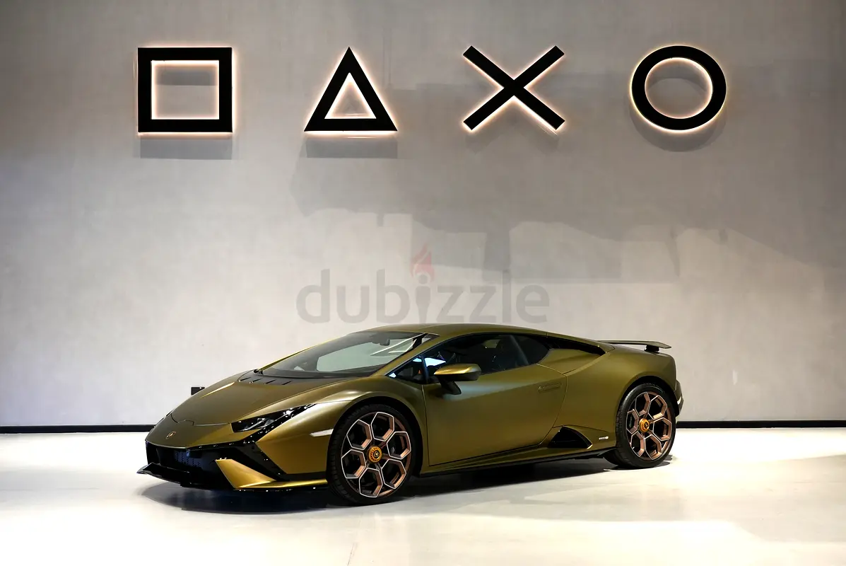 2024 Lamborghini Huracan for Rent in Al Quoz 3 (Green) rental in Al Quoz 3, Dubai