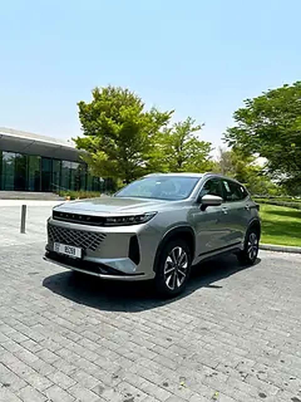 2026 Exeed LX for Rent in Business Bay (Silver) rental in Business Bay, Dubai