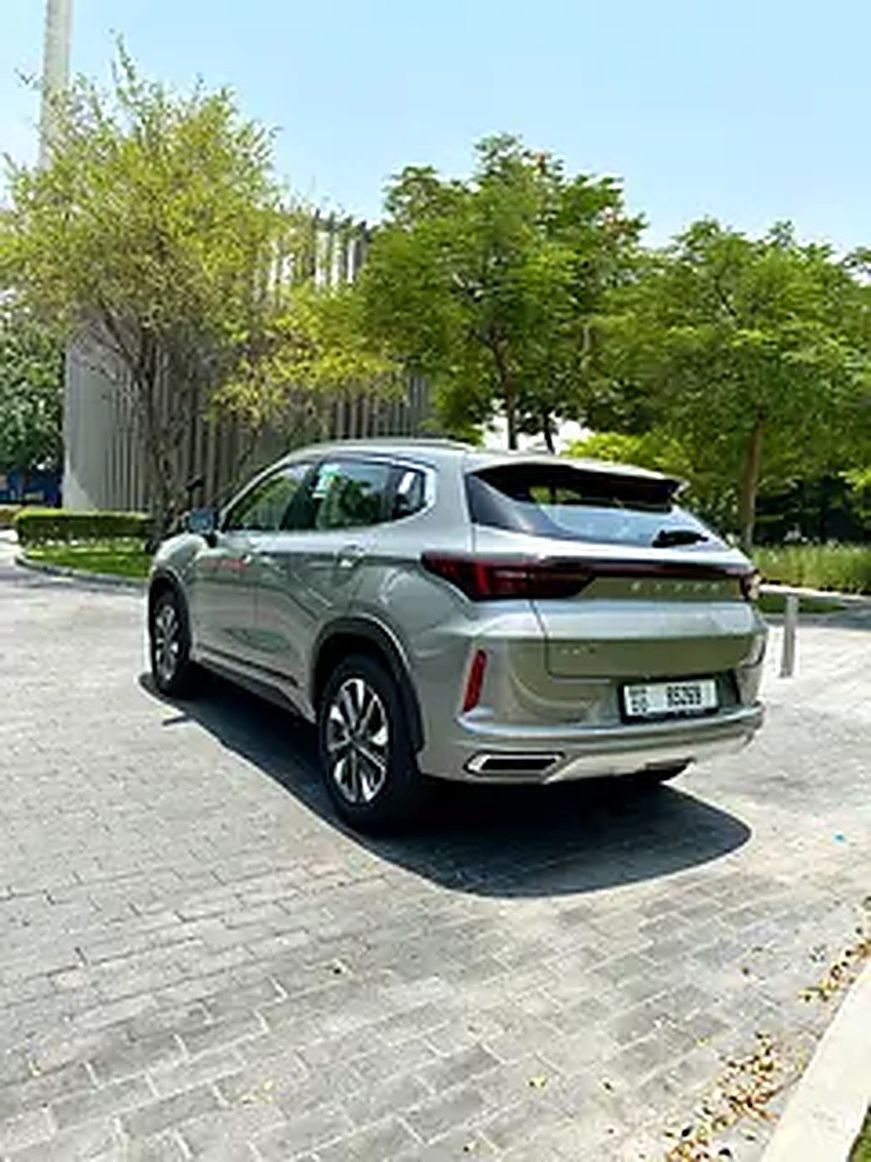 2026 Exeed LX for Rent in Business Bay (Silver) photo 4