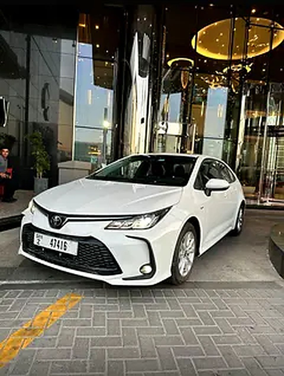 2025 Toyota Corolla for Rent in Business Bay (White, Automatic, 5 Seater, SPORT DRIVE) photo 2
