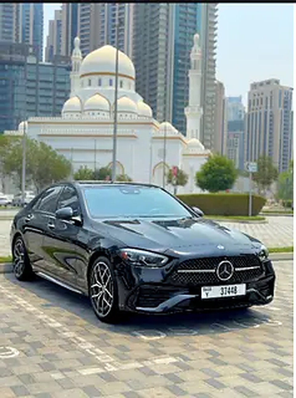 2024 Mercedes-Benz C-Class for Rent in Sheikh Zayed Road (Black, Automatic, 5 Seater, ROYALTY G) rental in Sheikh Zayed Road, Dubai