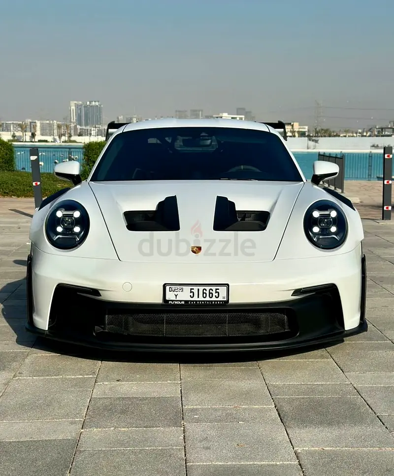 2025 Porsche 911 for Rent in Business Bay (White) rental in Business Bay, Dubai