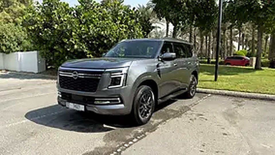 2026 Nissan Patrol for Rent in Port Saeed (Grey, Automatic, 7 Seater) rental in Port Saeed, Dubai