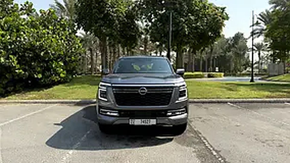 2026 Nissan Patrol for Rent in Port Saeed (Grey, Automatic, 7 Seater) photo 3