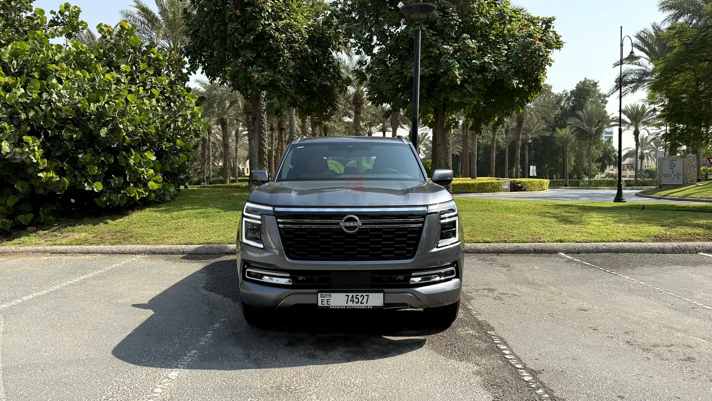 2026 Nissan Patrol for Rent in Port Saeed (Grey, Automatic, 7 Seater) photo 3