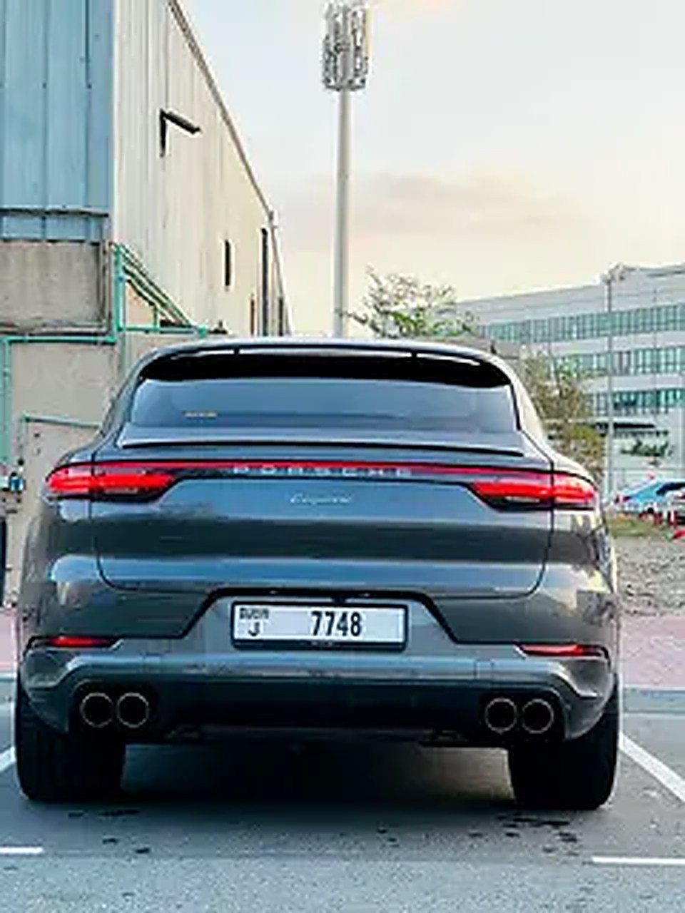 2022 Porsche Cayenne for Rent in Sheikh Zayed Road (Grey) photo 4
