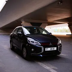 Hire 2025 Mitsubishi Attrage in Jumeirah Lake Towers (JLT) — Daily, Weekly & Monthly Hire rental in Jumeirah Lake Towers (JLT), Dubai