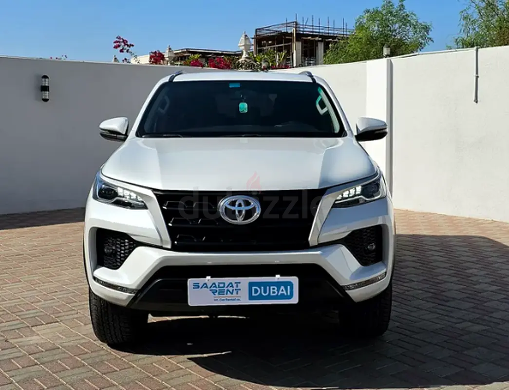 2025 Toyota Fortuner for Rent in Al Rashidiya (White, Automatic, 7 Seater, AL ROOYA) rental in Al Rashidiya, Dubai