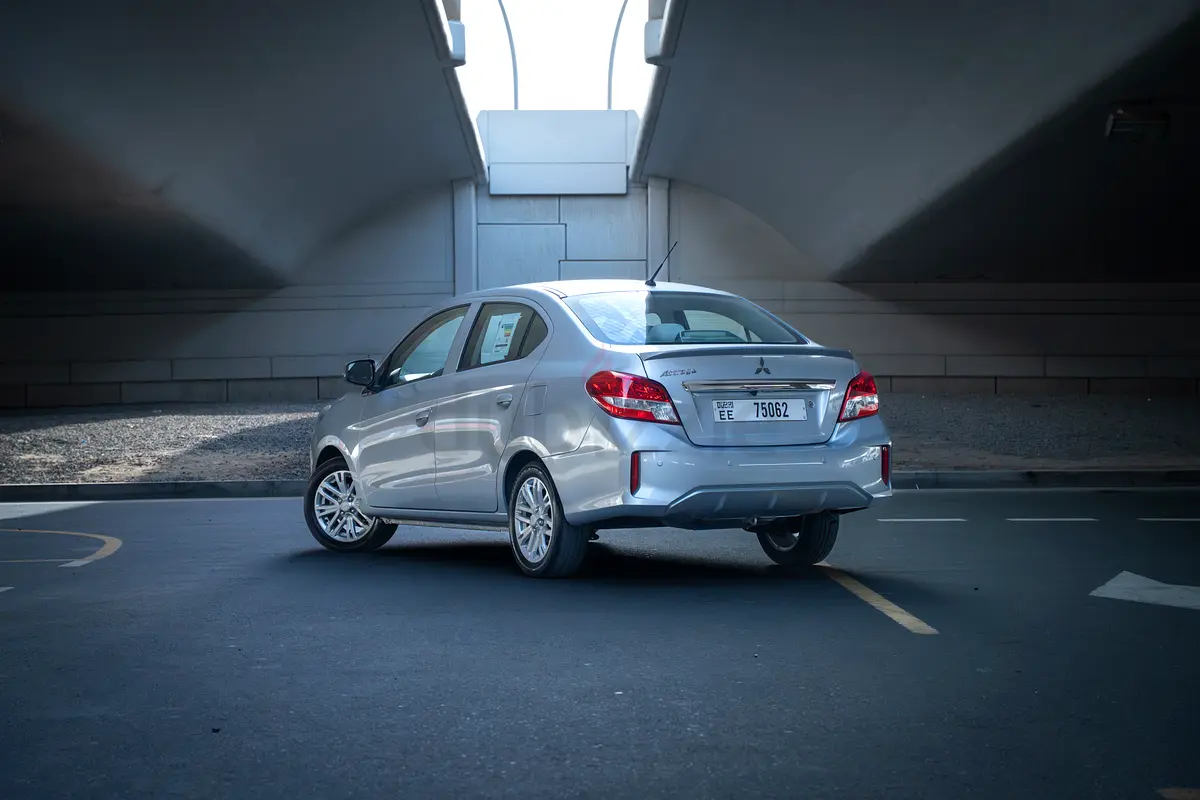 2025 Mitsubishi Attrage for Rent in Jumeirah Lake Towers (JLT) (White) photo 2
