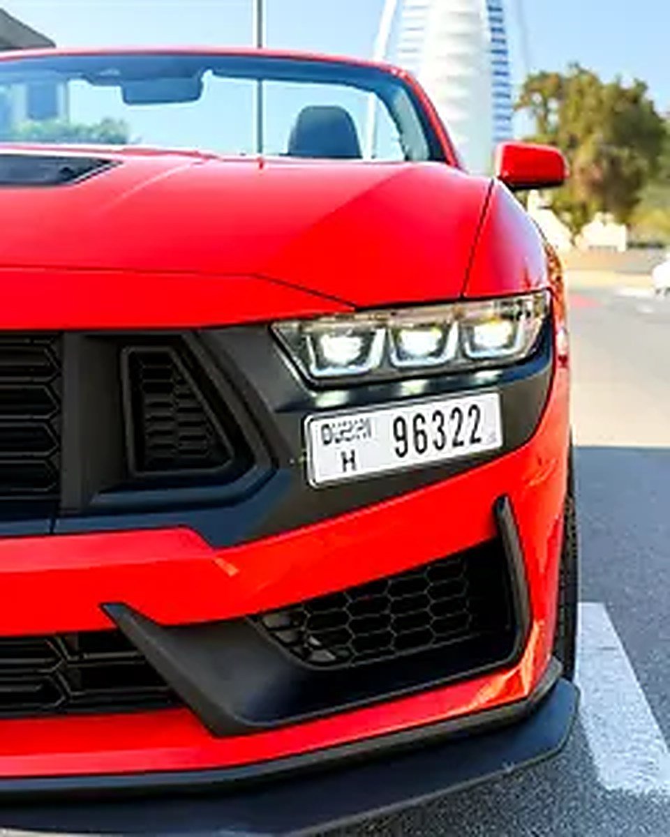 2024 Ford Mustang for Rent in Al Barsha 1 (Red) photo 4