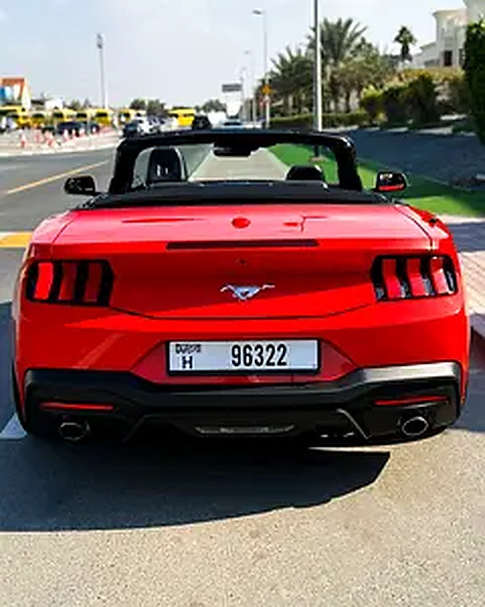 2024 Ford Mustang for Rent in Al Barsha 1 (Red) photo 5