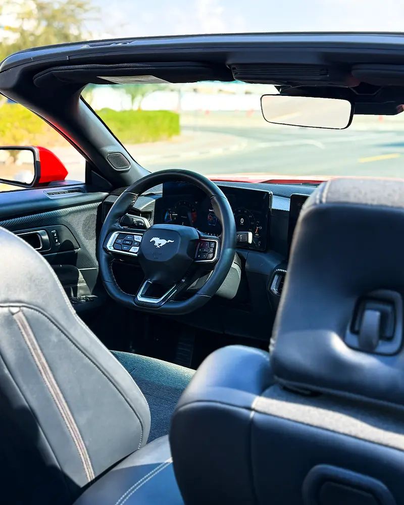 2024 Ford Mustang for Rent in Al Barsha 1 (Red) photo 8
