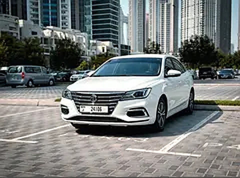 2024 MG MG5 for Rent in Al Barsha 1 (White) rental in Al Barsha 1, Dubai