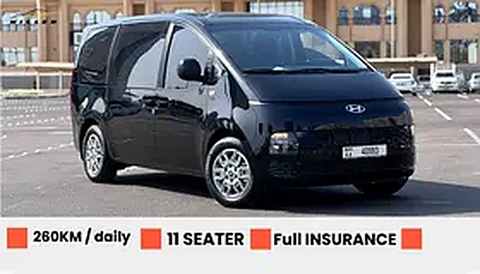 2025 Hyundai Staria for Rent in Azizi Riviera rental in Azizi Riviera, Dubai