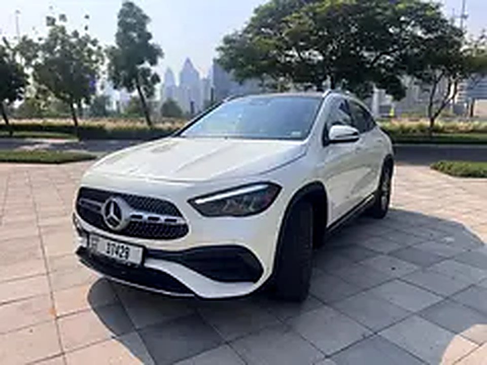 2025 Mercedes-Benz GLA-Class for Rent in Azizi Riviera (White) rental in Azizi Riviera, Dubai